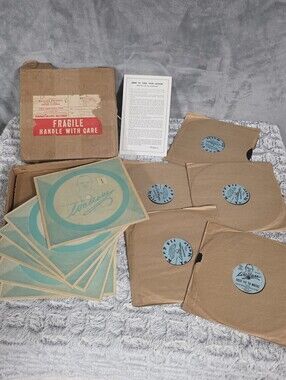 Vintage 1940s Fitness Records Dictated by Wallace Keep Fit to Music
